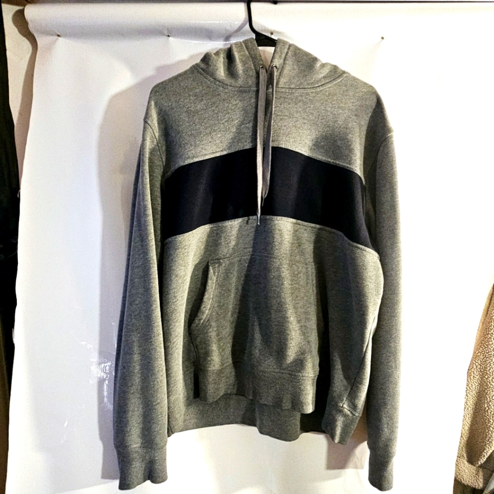 Amazon Essentials Grey Navy Pullover Hoodie XL XLG XLarge